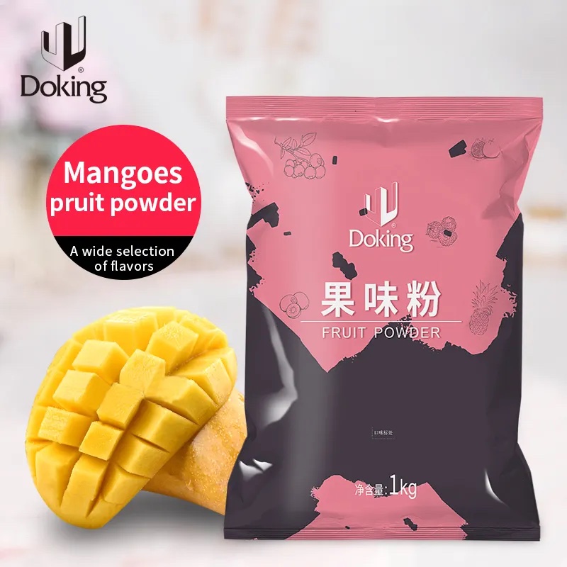 Doking Boba ( Bubble ) Tea Powder - Mango - 1 Kg Image