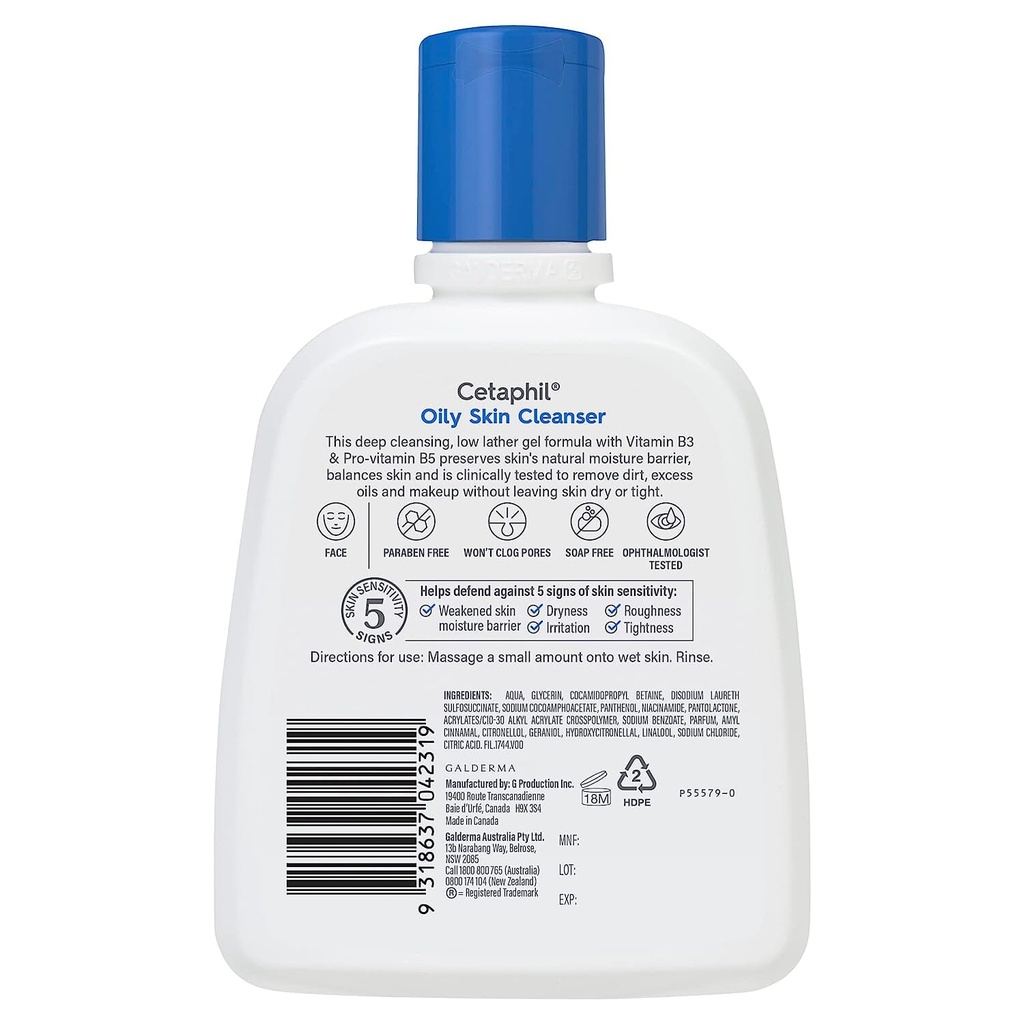 Cetaphil Skin Cleanser, 125ml & Moisturising Lotion 100ml Image