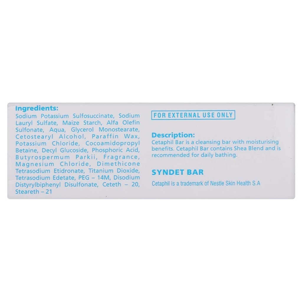 Cetaphil Cleansing & Moisturising Syndet Bar, 75 gm Image