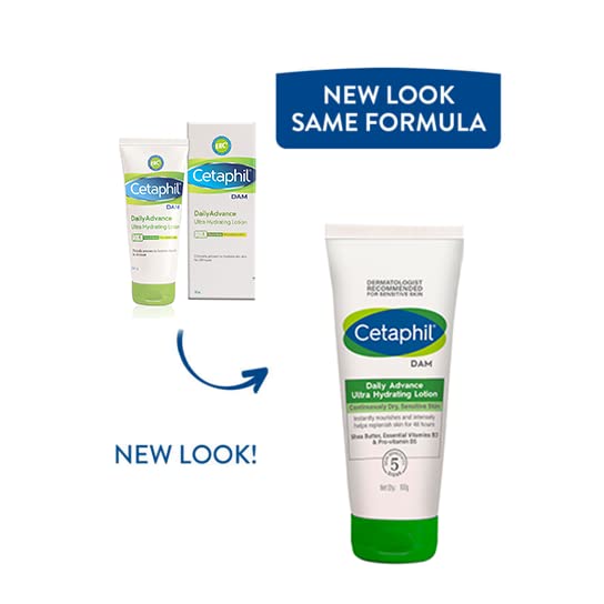 Cetaphil Daily Advance Ultra Hydrating Lotion - Moisturizing Cream for Very Dry Sensitive Skin 100g Image