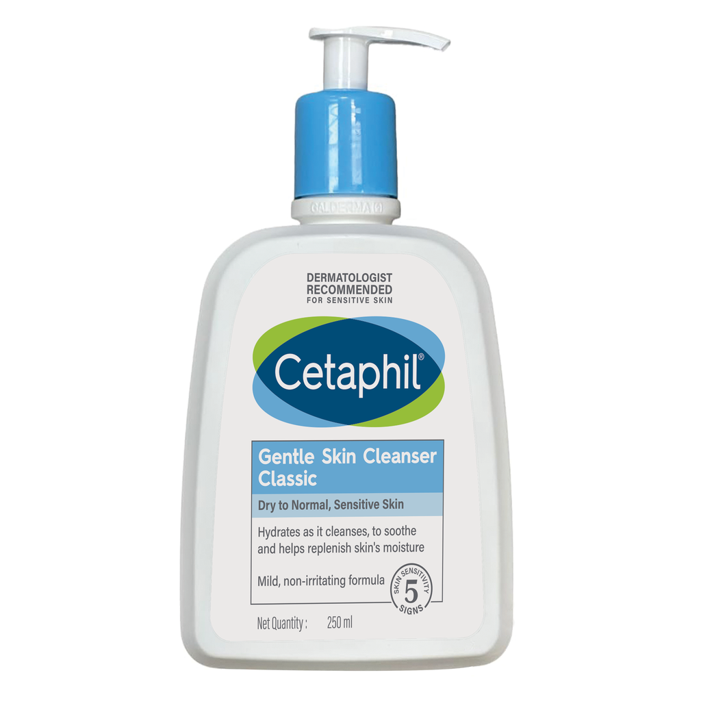 Cetaphil Gentle Skin Cleanser Classic 250ml- Gentle Face Wash for Dry & Sensitive Skin Image