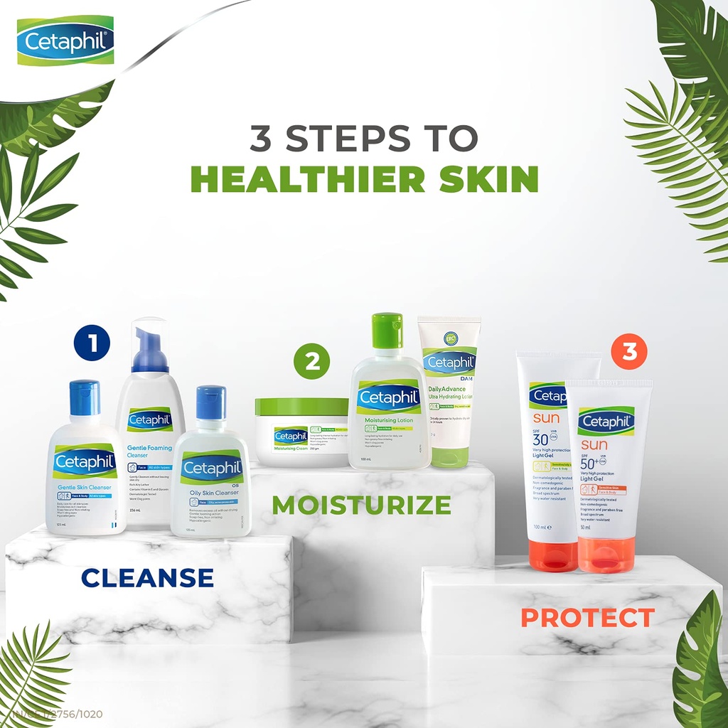 Cetaphil DAM Daily Advance Ultra Hydrating Lotion for Dry, Sensitive Skin 30 gm Moisturizer with Shea Butter| Non-Greasy, Fragrance-Free Image
