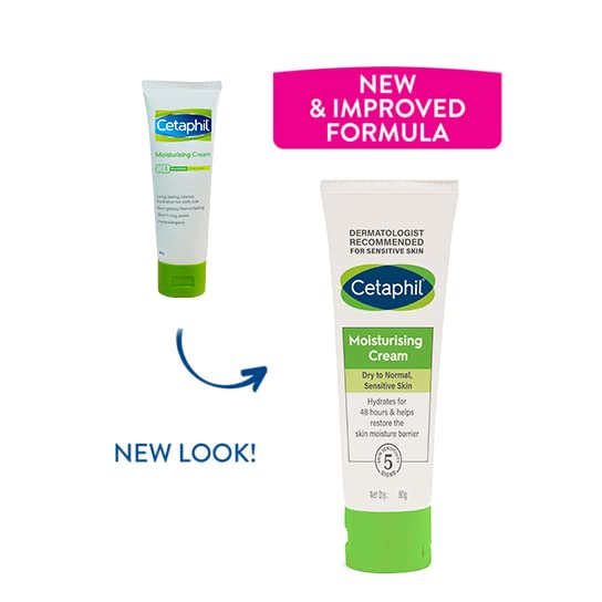 Cetaphil Moisturising Cream for Face & Body - Ultra Hydrating Cream for Dry to Very Dry Skin 80g Image