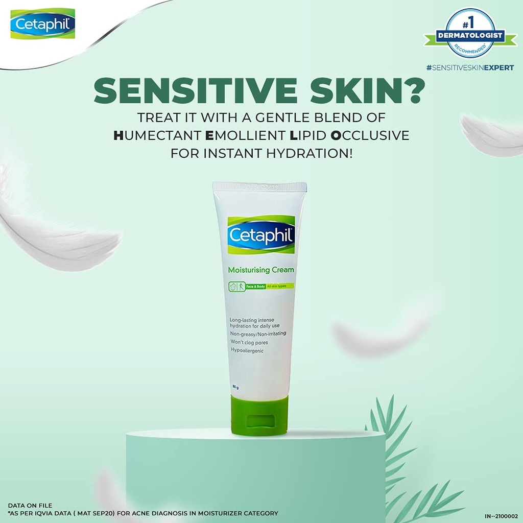 Cetaphil Moisturising Cream for Face & Body - Ultra Hydrating Cream for Dry to Very Dry Skin 80g Image