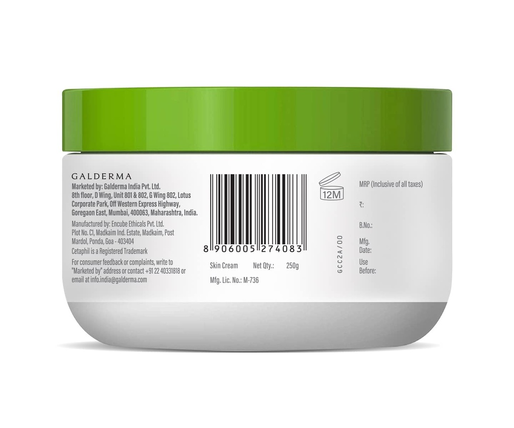 Cetaphil Moisturising Cream for Dry to Normal Sensitive Skin - Hydrating Cream 250g Image