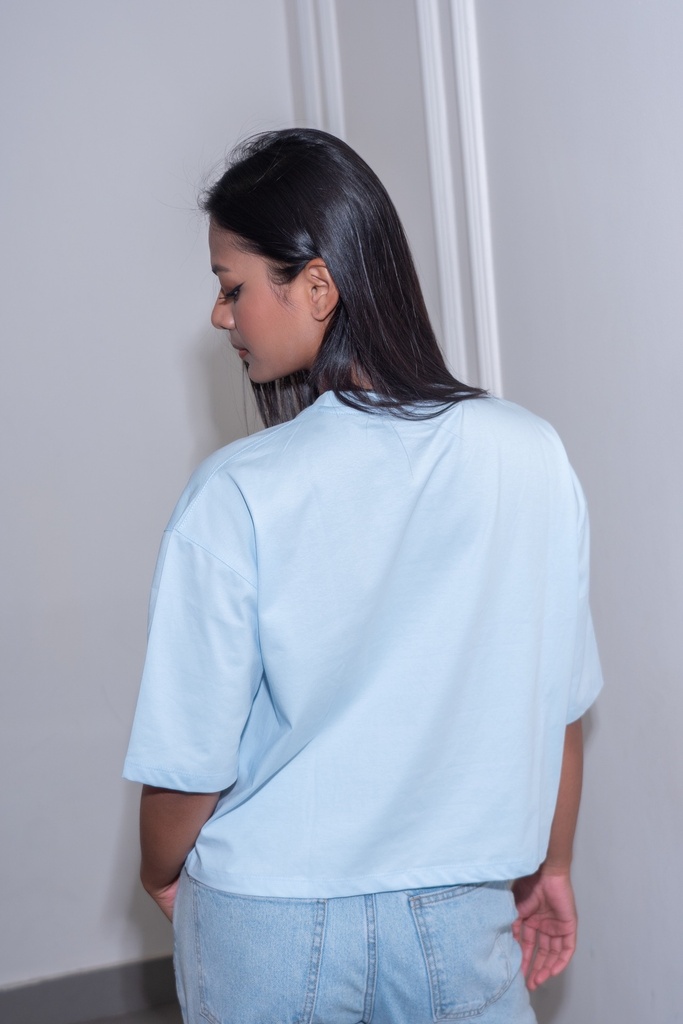 BASEMARK LOOSE CROP TEE FOR WOMEN Image