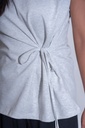 BASEMARK SIDE TIE TOP FOR WOMEN Image