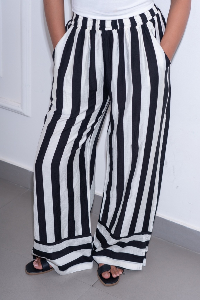 BASEMARK BOLD STRIPE PALAJJO FOR WOMEN Image