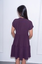 BASEMARK SOLID TIERED DRESS FOR WOMEN Image