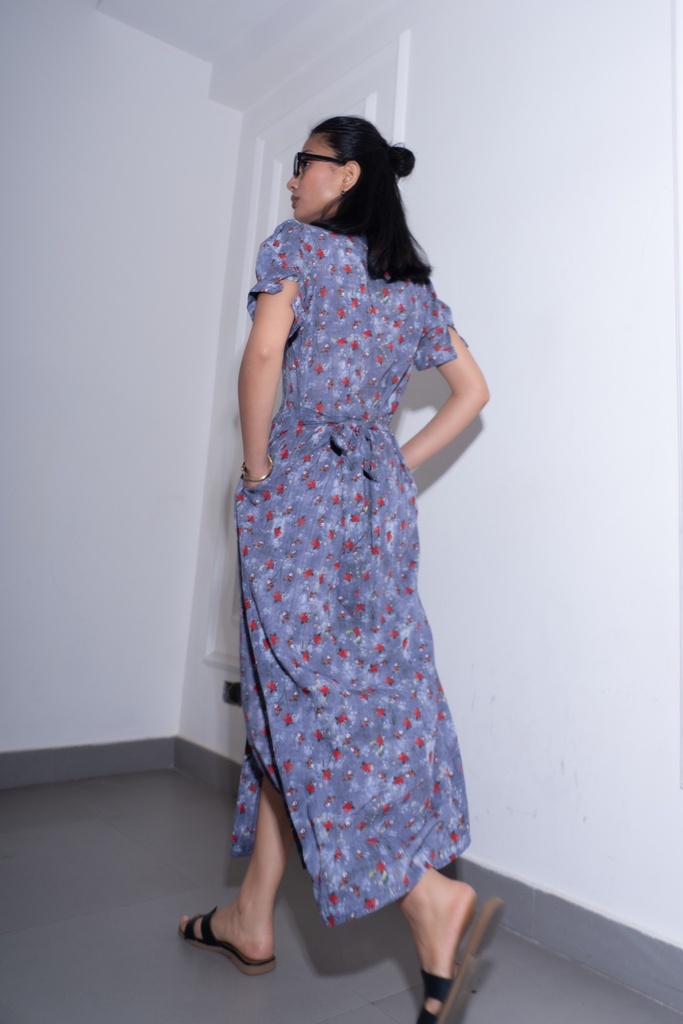 BASEMARK CHIFFON SHIRT DRESS FOR WOMEN Image
