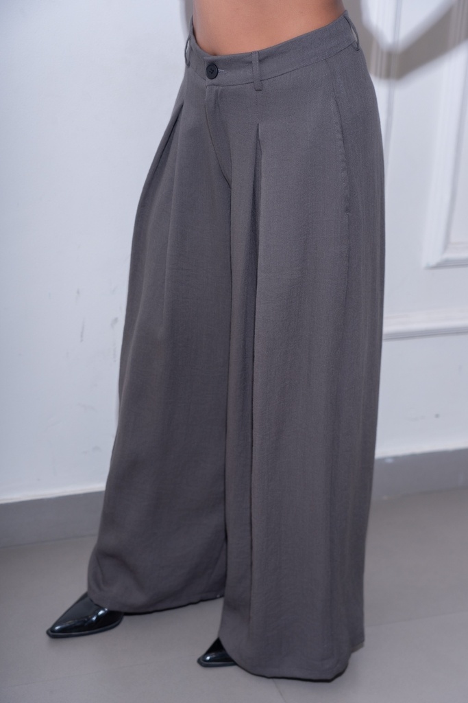 BASEMARK LINEN PLEATED PANT FOR WOMEN Image