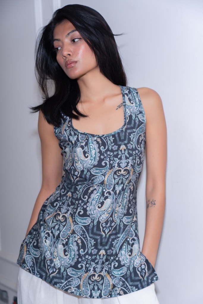 BASEMARK PAISLEY TOP FOR WOMEN Image