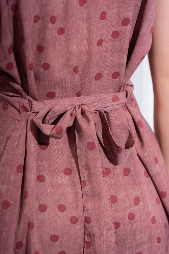 BASEMARK POLKA MIDI DRESS FOR WOMEN Image