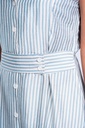 BASEMARK STRIPE CINCHED WAIST DRESS FOR WOMEN Image
