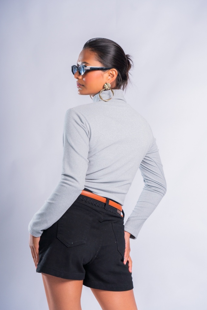 BASEMARK HIGH NECK TEE FOR WOMEN Image