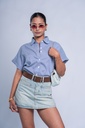 BASEMARK CHECKERED SHIRT FOR WOMEN Image