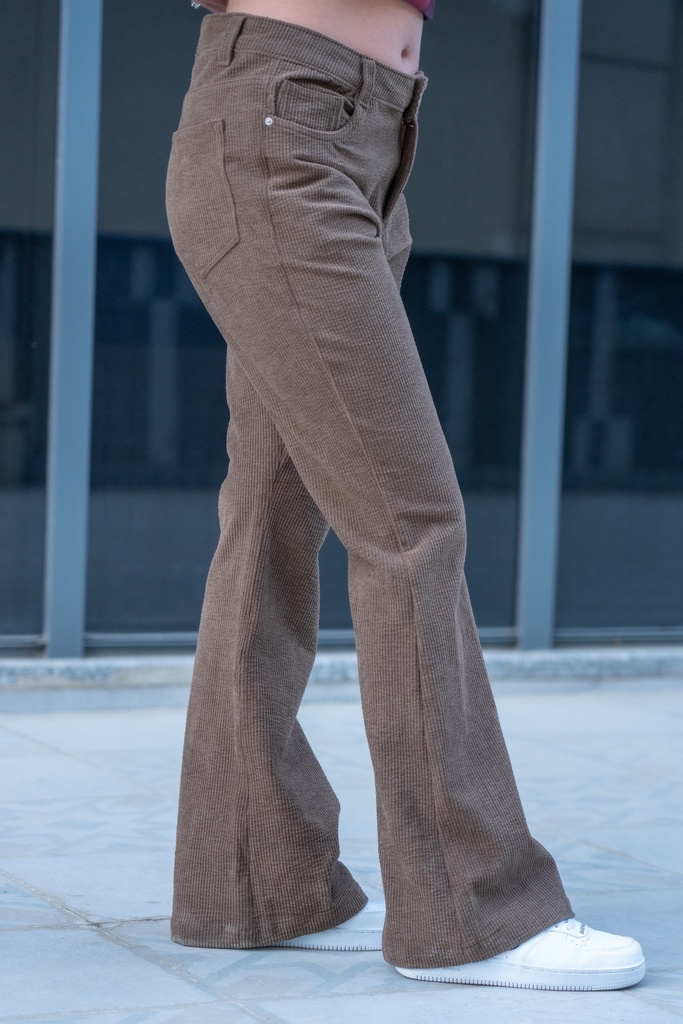 BASEMARK CORDUROY FLARE PANT FOR WOMEN Image