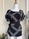 BASEMARK WAIST TIE TOP FOR WOMEN Image