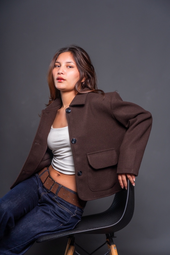 BASEMARK BUCKED POCKET JACKET FOR WOMEN Image