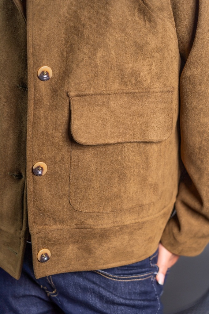 BASEMARK SUEDE OVERSHIRT FOR WOMEN Image