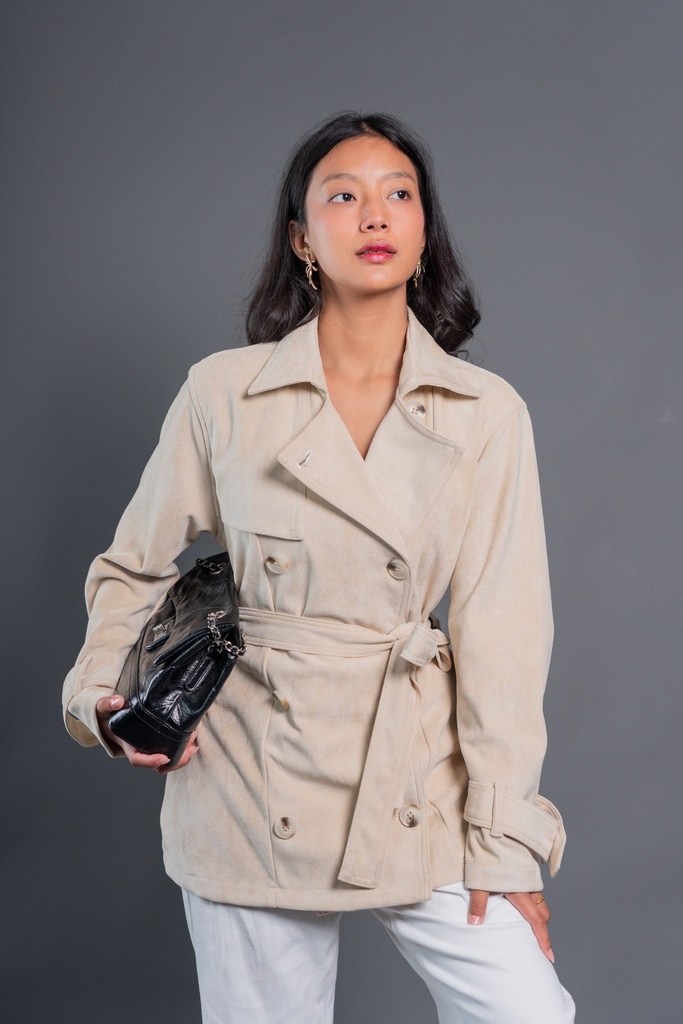 BASEMARK SEUDE REGULAR COAT FOR WOMEN Image