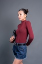 BASEMARK PANEL T-NECK TOP Image