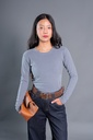 BASEMARK FLEECE ROUND NECK TEE FOR WOMEN Image