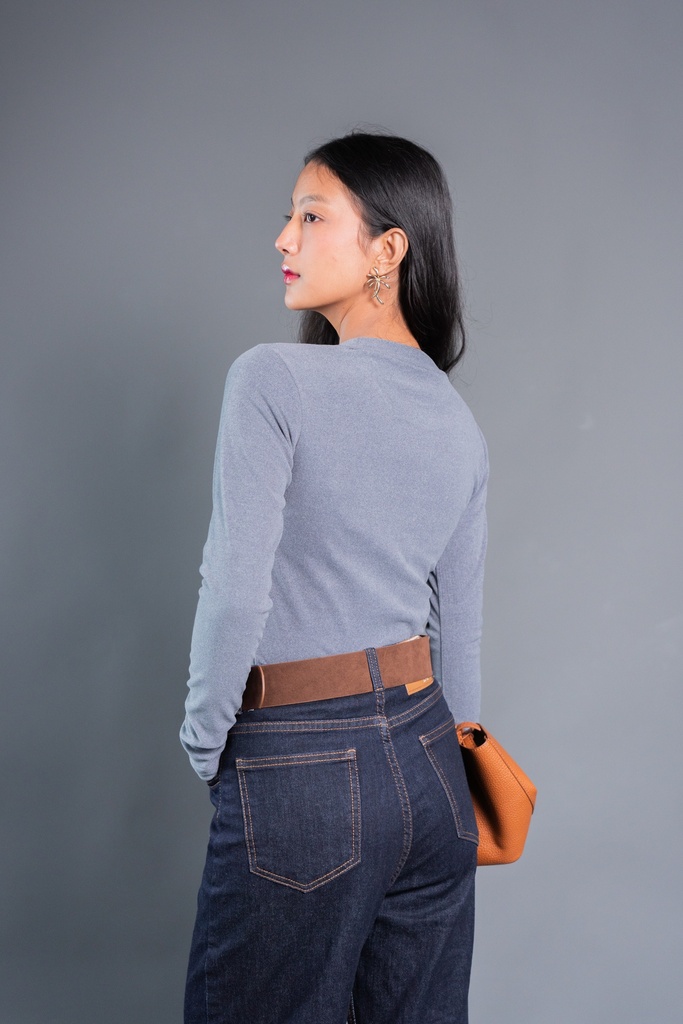 BASEMARK FLEECE ROUND NECK TEE FOR WOMEN Image