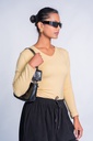 BASEMARKV NECK FULL SLEEVE TEE Image