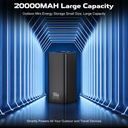 (New Launch) Ultima 20K Ultra Max | 100W Power Delivery | 20000 mAh | Fast Charging | Full Metal Body | Multi Layers Fire Protection | LED Display | Triple Ports | Supports PD, QC3.0, Universal Compatibility | 2 Way Charging | ChargeSafe Technology Power Image