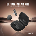 (New Launch) Ultima Clear Mic with AI Noise Cancellation | 3 Recording Modes| 50 Meter Barrier Free Recording | Type C or Lightning Receiver | 360° Omnidirectional Recording | 7 Hrs Transmitter Usage Time | Multi Function Button To Change Modes Image