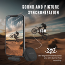 (New Launch) Ultima Clear Mic with AI Noise Cancellation | 3 Recording Modes| 50 Meter Barrier Free Recording | Type C or Lightning Receiver | 360° Omnidirectional Recording | 7 Hrs Transmitter Usage Time | Multi Function Button To Change Modes Image