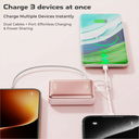 (New Launch) Ultima 20K Mini | 22.5W | 20000 mA | Fast Charging | Inbuild Braided Type-C and Lighting Cable  | Multi Layers Fire Protection | LED Display | Supports PD, QC3.0, Universal Compatibility | 2 Way Charging | ChargeSafe Technology Power Image