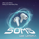 Ultima Boom X1 Pro | App Support | 40 Hrs Playtime | Quad Mic ENC | 10 Min Charge=120 Min Playtime | 50 Ms Low Latency Game Mode | 11mm Hi-Fi Drivers | Bluetooth 5.4 | IPX5 Water Resistance Image