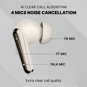 Ultima Prime 1.0 ANC Earbuds with App Support | 60Hrs Playtime | Multi-Point Connectivity | EQ Modes | Supreme Sound | 4Mics AI ENC | Game Mode(40ms) | Elegant Appeal | Premium wireless earbuds Image