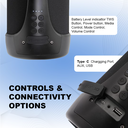 Ultima Soundbox S50 50W Bluetooth Speaker with Ultima Supreme Sound | FM Radio |  7Hours Playtime | 70MM Driver Size | Surround Sound | Dynamic RGB LED Lights | TWS Mode | IPX5 Rated speaker Image