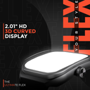 Ultima Watch Flex, 2.01-inch HD Display, Ultima Fit App, Advanced SingleSync Bluetooth Calling, 24/7 health tracking, 100+ sports modes, SOS, IP67 Waterproof smart watch Image