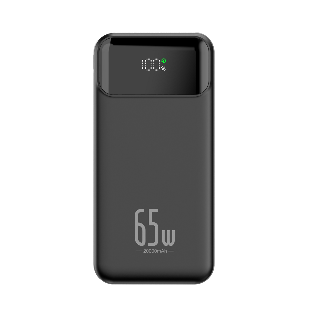 Ultima Boost 20K Ultra 20000mAh Powerbank with 65W Fast Charging | LED Display | Triple Ports |  Supports PD, QC3.0, Universal Compatibility | 2 Way Charging | ChargeSafe technology Power bank Image