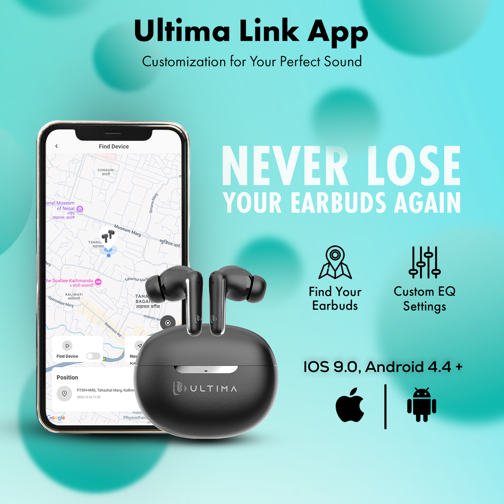 Ultima Boom 181 ANC | App Support | 45 Hrs Playback Time | Custom EQ | Hi-Fi Drivers | 45ms Low Latency | ANC | Game Mode Image