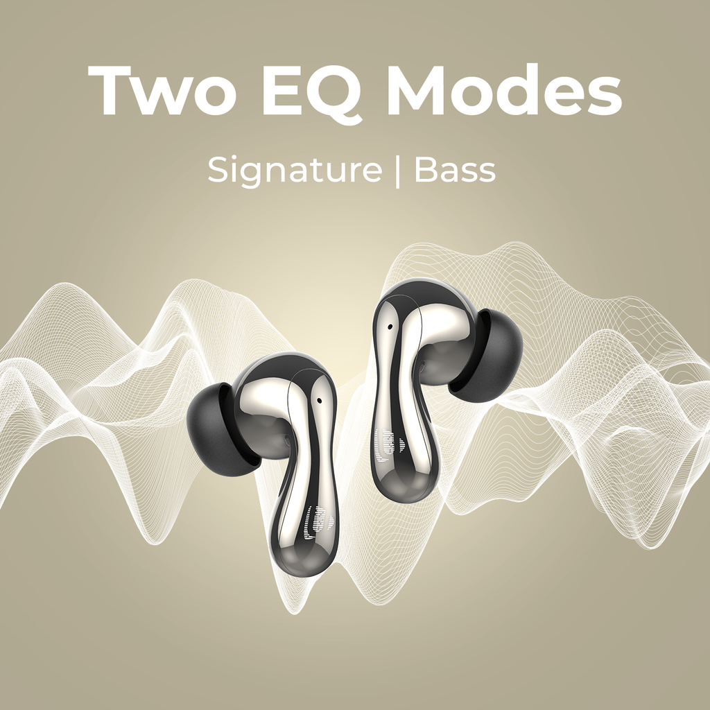 Ultima Atom 720 Earbuds with 2 EQ Modes | Ergonomic Fit | 50 Hours Playtime | 4 Mics with ENC | Dual Tone with UV Coated Finish | Rampage Mode (50 MS) | IPX4 Rated | 3C BOOST Charging Wireless Earbuds Image