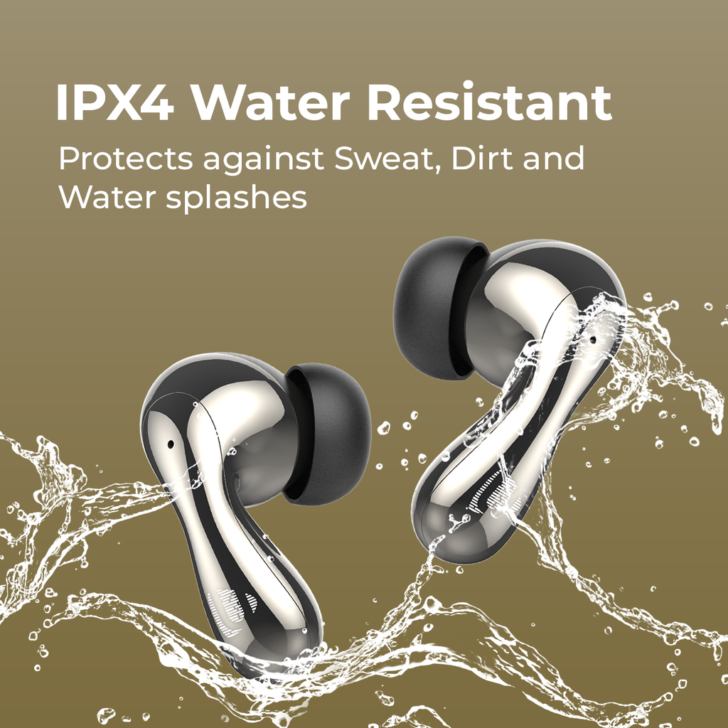 Ultima Atom 720 Earbuds with 2 EQ Modes | Ergonomic Fit | 50 Hours Playtime | 4 Mics with ENC | Dual Tone with UV Coated Finish | Rampage Mode (50 MS) | IPX4 Rated | 3C BOOST Charging Wireless Earbuds Image