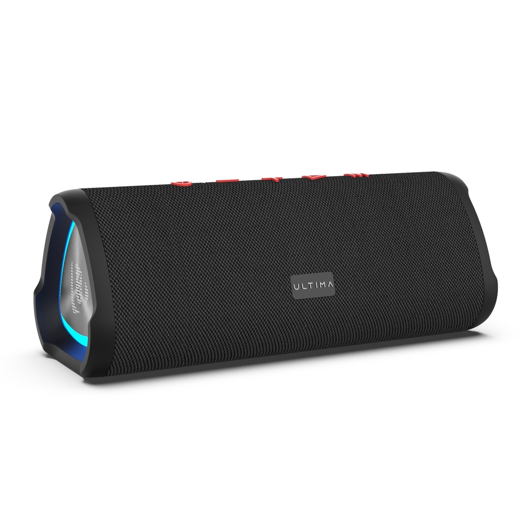 Ultima Rock 12W Bluetooth Speaker With 12Hrs Playtime | Powerful Bass | Rugged Built | TWS Feature | RGB Lights | IPX5 Water & Shock Resistant Speaker Image