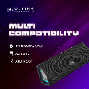 Ultima Rock 12W Bluetooth Speaker With 12Hrs Playtime | Powerful Bass | Rugged Built | TWS Feature | RGB Lights | IPX5 Water & Shock Resistant Speaker Image