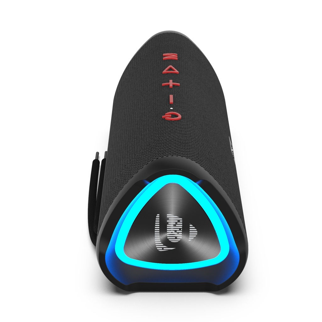 Ultima Rock 12W Bluetooth Speaker With 12Hrs Playtime | Powerful Bass | Rugged Built | TWS Feature | RGB Lights | IPX5 Water & Shock Resistant Speaker Image
