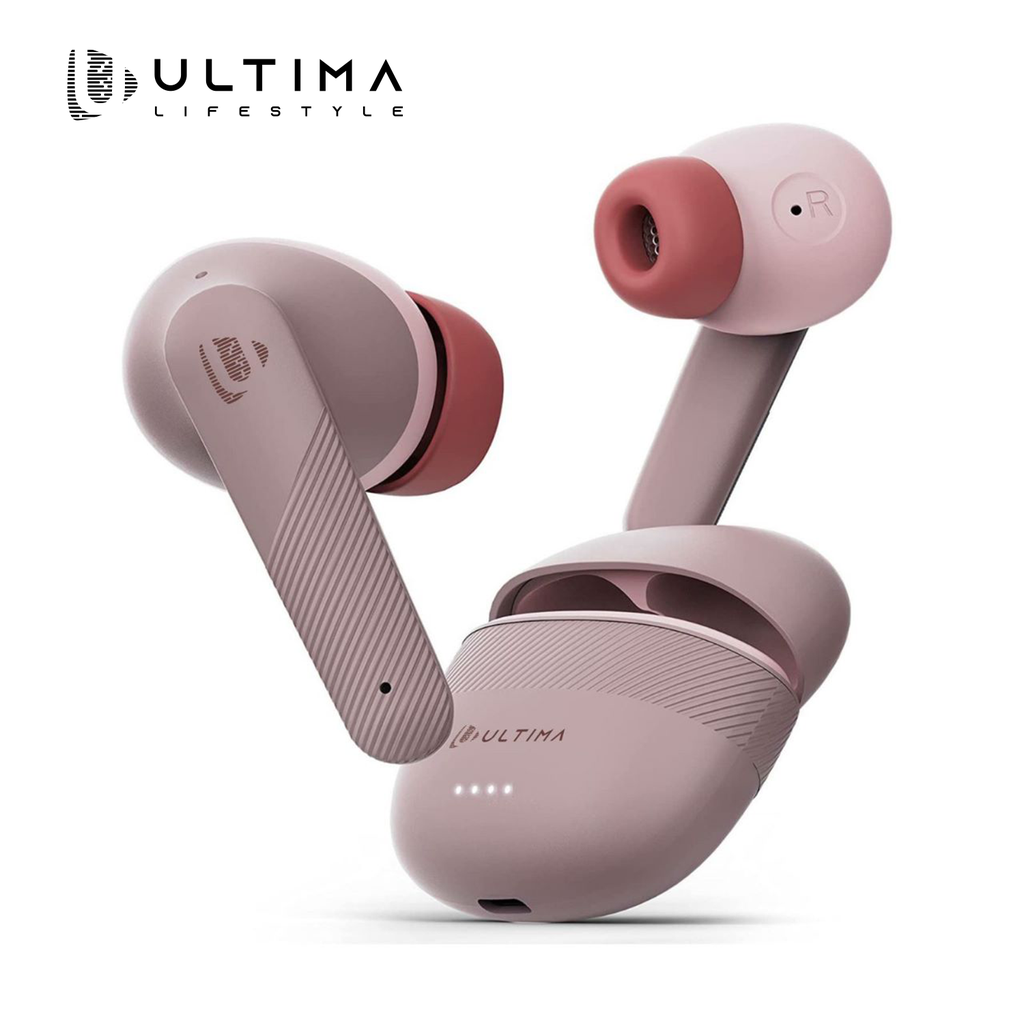Ultima Atom 820 Earbuds With 30 Hrs Playtime | 5C Super Fast Charging | 13MM Titanium Drivers | Bluetooth 5.4 | Quad Mic AI ENC | Open And Connect Technology Image