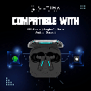 Ultima Blaze Gaming Earbuds with ANC | 42 Hours Playtime | 4 Mics with ENC | 15 Meters Range | Dual Tone with Blazing LEDs | Rampage Mode (40 MS) | IPX4 Rated | 5C BOOST Charging Wireless Earbuds Image