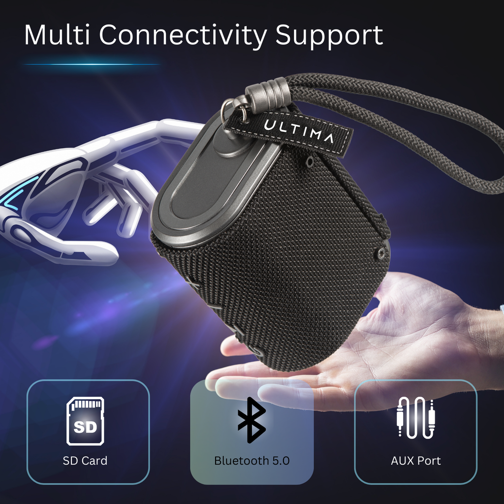 Ultima Dynamite 5W Bluetooth Speaker With 11Hrs Playtime | Powerful Bass | Rugged Built | IPX6 Water & Shock Resistant Portable Bluetooth Speaker Image