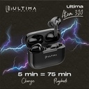 Ultima Atom 320 Wireless Earbuds With Massive Playback Of Upto 17 Hour IPX5 Water Type C Interface With Game Mod Image