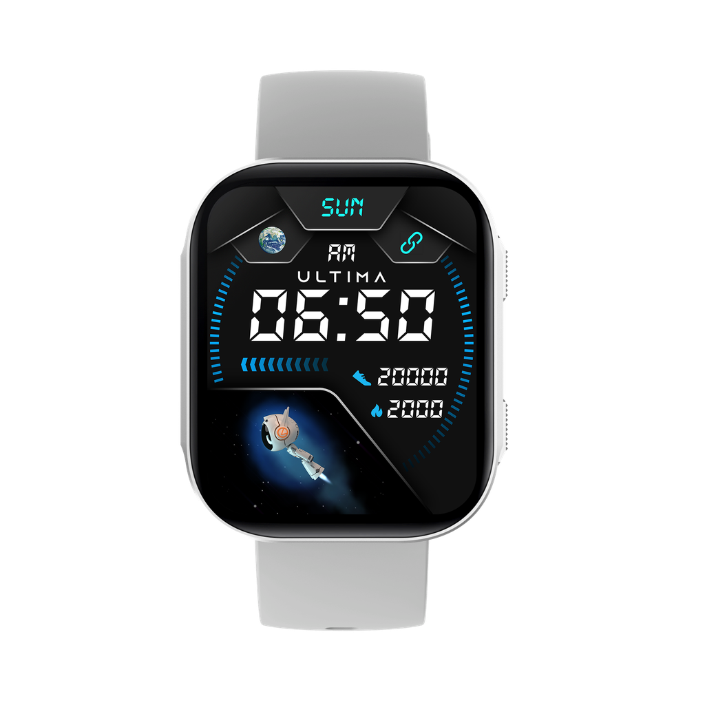 Ultima Nova Pro with 2.04" Amoled Display, Bluetooth Calling Smartwatch, IP68 Waterproof, Always On Display with Zinc Alloy Meta Frame Smart Watch Image