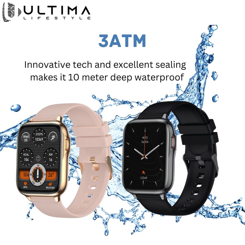 Ultima Nova Smartwatch| Bluetooth calling| 1.69" Retina Display | 3ATM Waterproof | 100+ Sports Mode Image